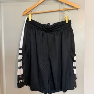 Nike Black and White Athletic Shorts